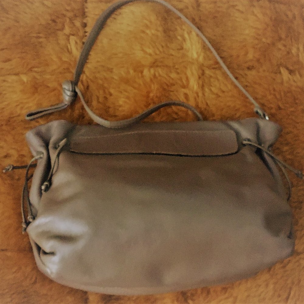 Vintage Etienne Aigner Taupe Shoulder Bag - Picture 2 of 11